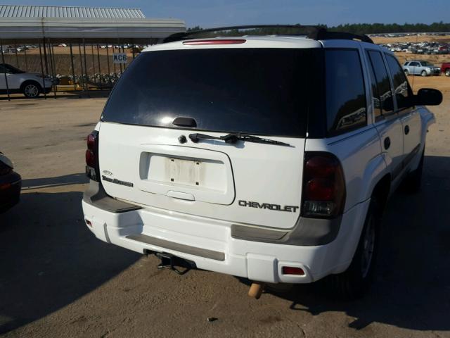 1GNDS13S042177101 - 2004 CHEVROLET TRAILBLAZE WHITE photo 4