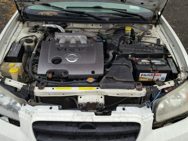 JN1DA31A43T401063 - 2003 NISSAN MAXIMA GLE WHITE photo 7