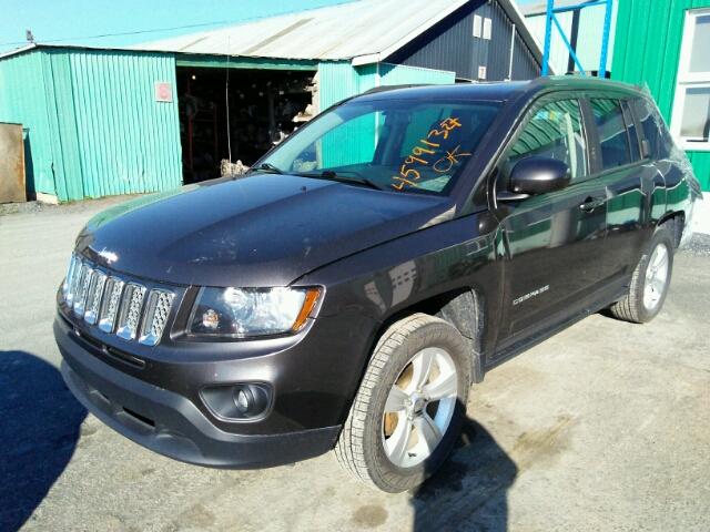 1C4NJDAB0ED869207 - 2014 JEEP COMPASS SP GRAY photo 2