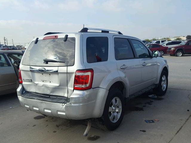 1FMCU04G59KA12585 - 2009 FORD ESCAPE SILVER photo 4