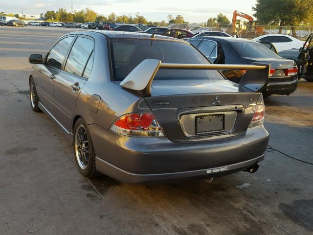 JA3AJ66F96U013216 - 2006 MITSUBISHI LANCER RAL GRAY photo 3