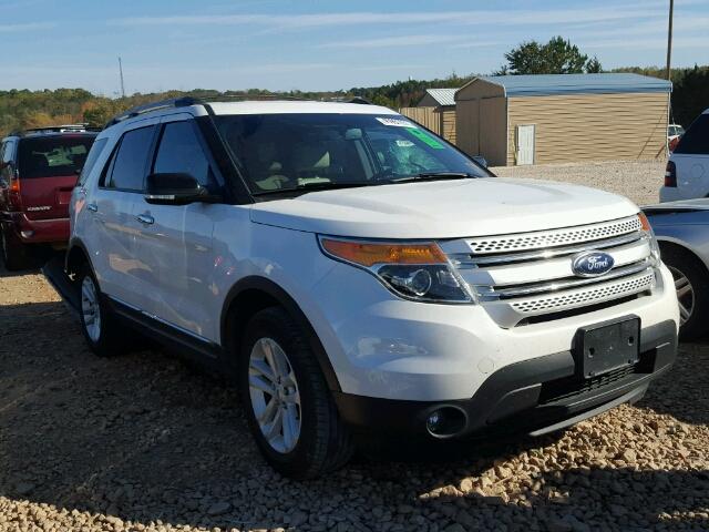 1FM5K8D87DGB75479 - 2013 FORD EXPLORER X WHITE photo 1