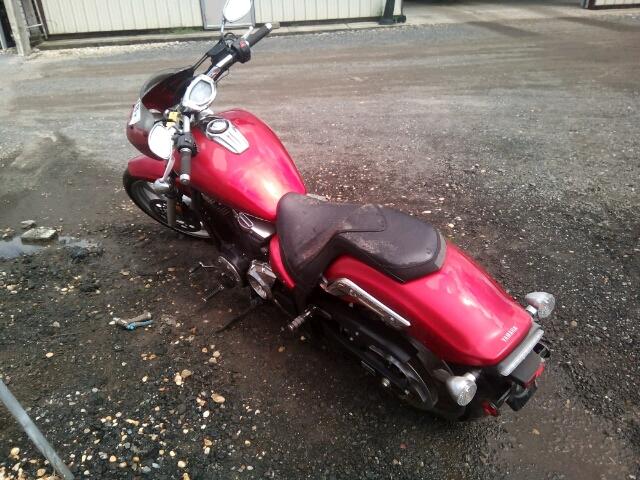 JYAVP33E4CA006145 - 2012 YAMAHA XVS1300 CU BURGUNDY photo 3