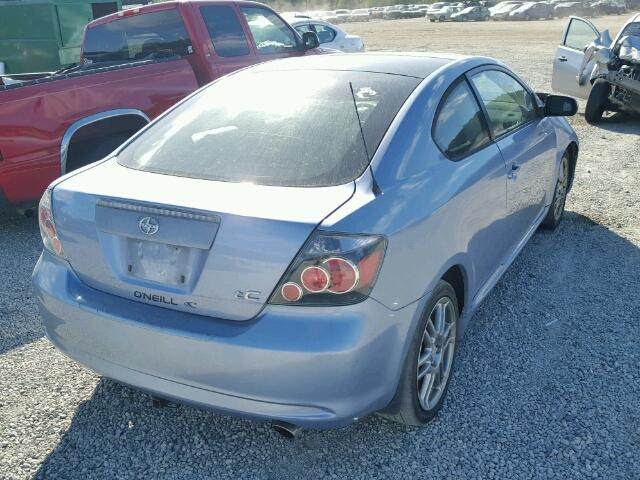 JTKDE167880253794 - 2008 TOYOTA SCION TC BLUE photo 4