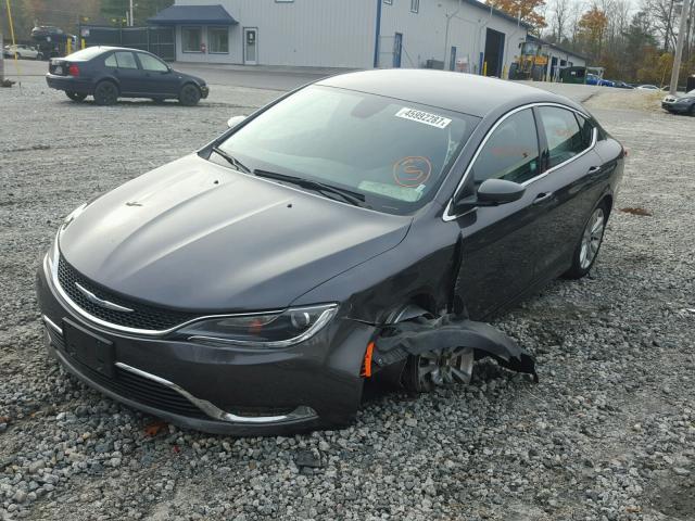 1C3CCCABXFN759504 - 2015 CHRYSLER 200 LIMITE GRAY photo 2