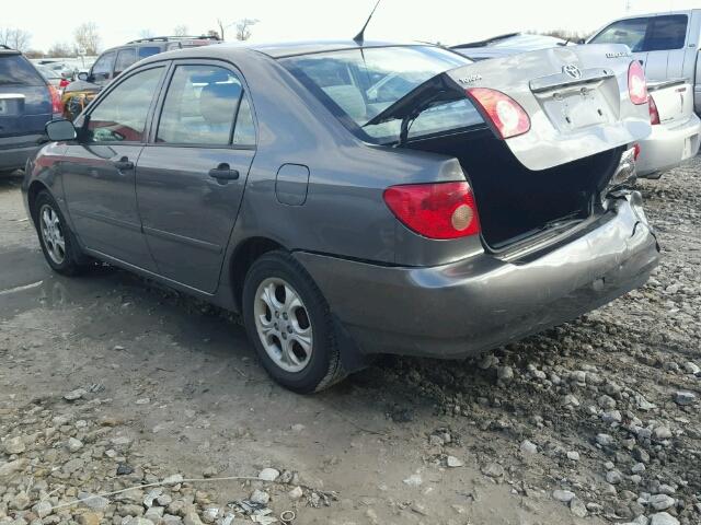 2T1BR32E36C668687 - 2006 TOYOTA COROLLA CE GRAY photo 3