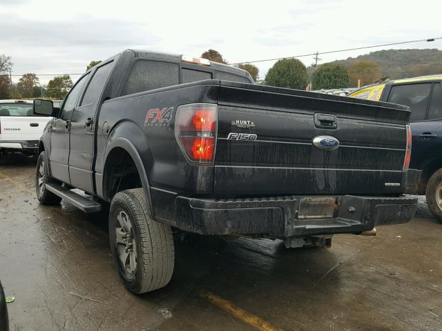 1FTFW1EF4CFA23911 - 2012 FORD F150 SUPER BLACK photo 3