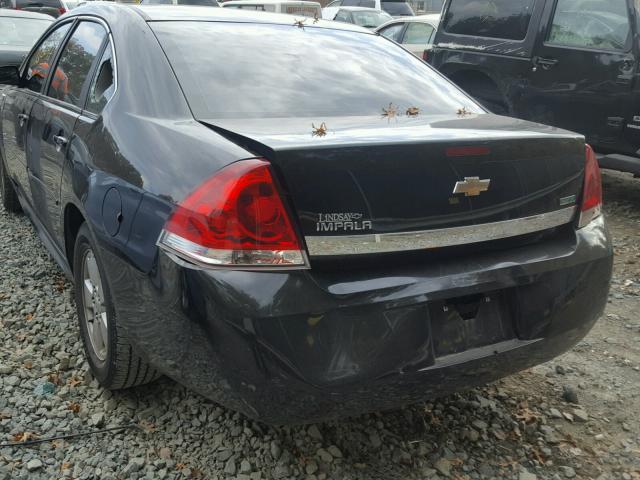 2G1WF5EK3B1302947 - 2011 CHEVROLET IMPALA LS BLACK photo 9