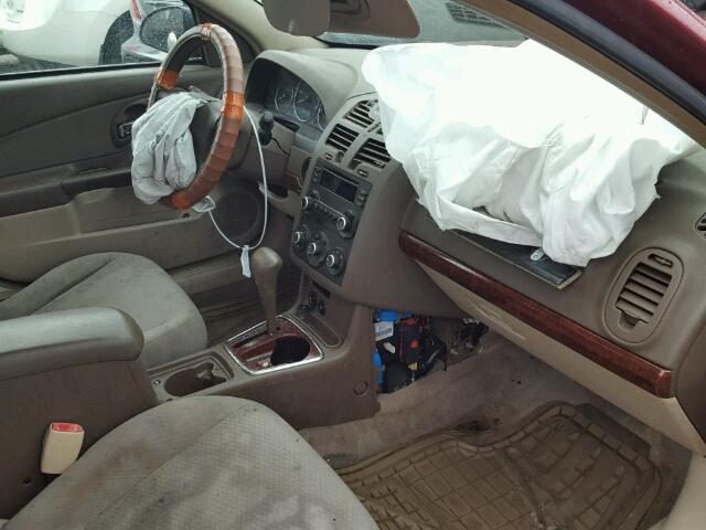 1G1ZS51F06F162209 - 2006 CHEVROLET MALIBU LS მუქწითელი ფოტო 5