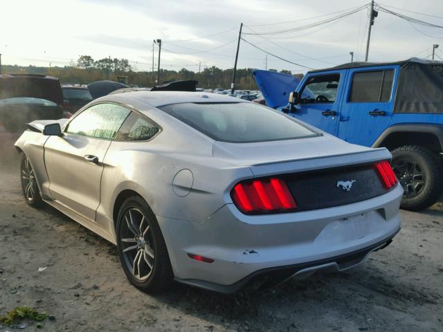 1FA6P8TH9H5218531 - 2017 FORD MUSTANG SILVER photo 3