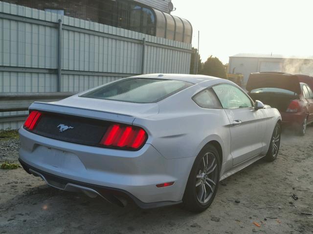 1FA6P8TH9H5218531 - 2017 FORD MUSTANG SILVER photo 4