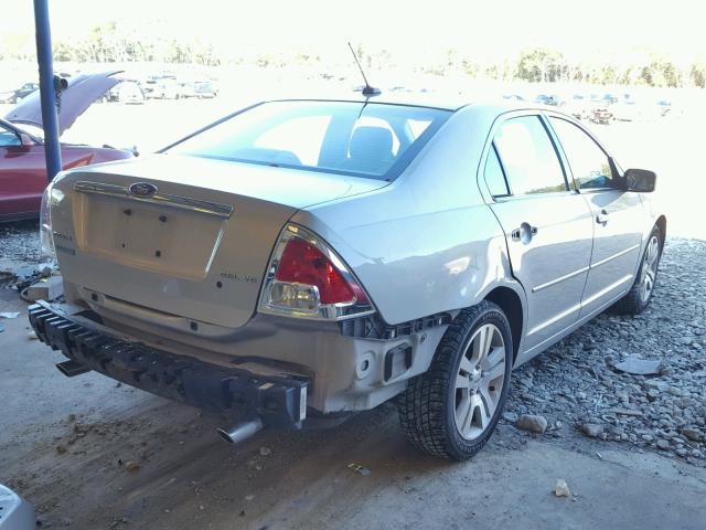 3FAHP08158R211241 - 2008 FORD FUSION SEL SILVER photo 4