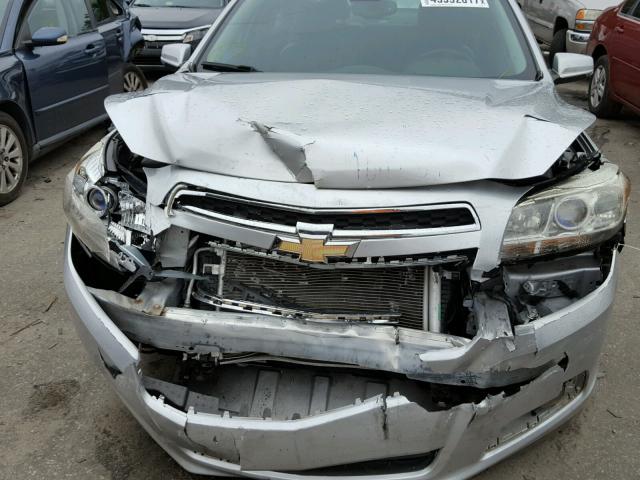 1G11H5SA3DF299771 - 2013 CHEVROLET MALIBU LTZ SILVER photo 9