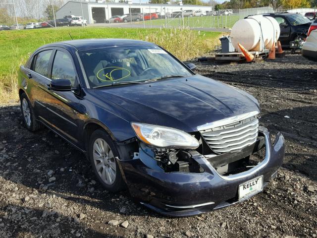 1C3CCBAB5CN207561 - 2012 CHRYSLER 200 LX BLUE photo 1