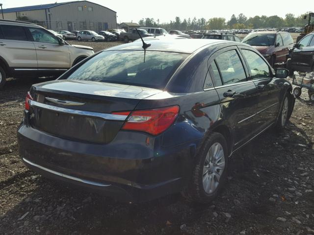 1C3CCBAB5CN207561 - 2012 CHRYSLER 200 LX BLUE photo 4