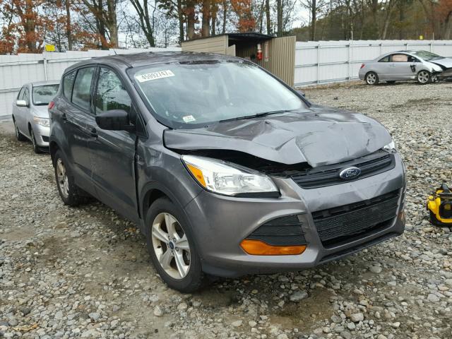 1FMCU0F71EUE44845 - 2014 FORD ESCAPE S GRAY photo 1