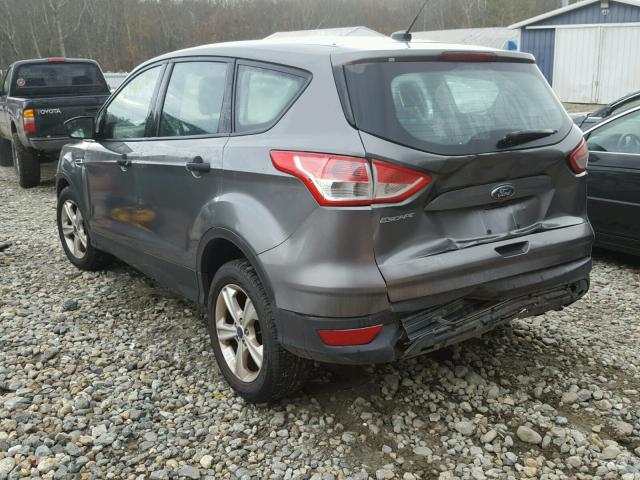 1FMCU0F71EUE44845 - 2014 FORD ESCAPE S GRAY photo 3