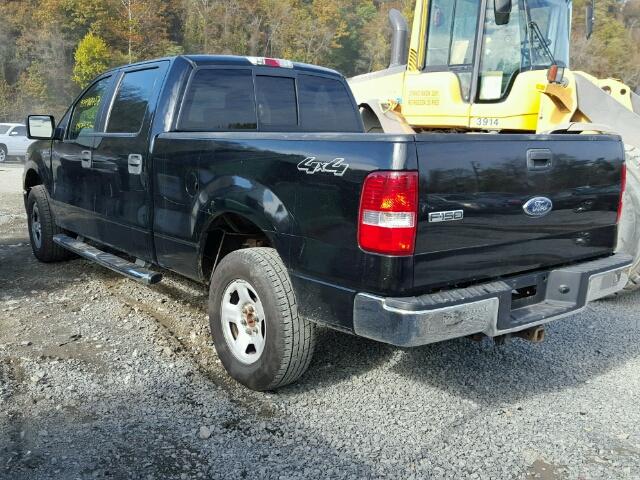 1FTPW14526FB47399 - 2006 FORD F150 BLACK photo 3