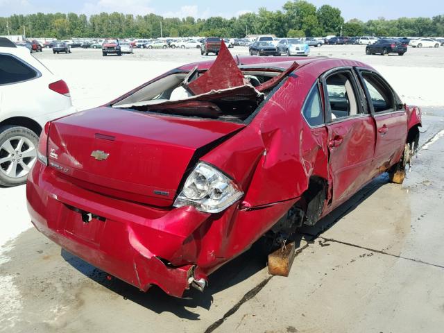 2G1WB5E36F1113302 - 2015 CHEVROLET IMPALA LIM RED photo 4