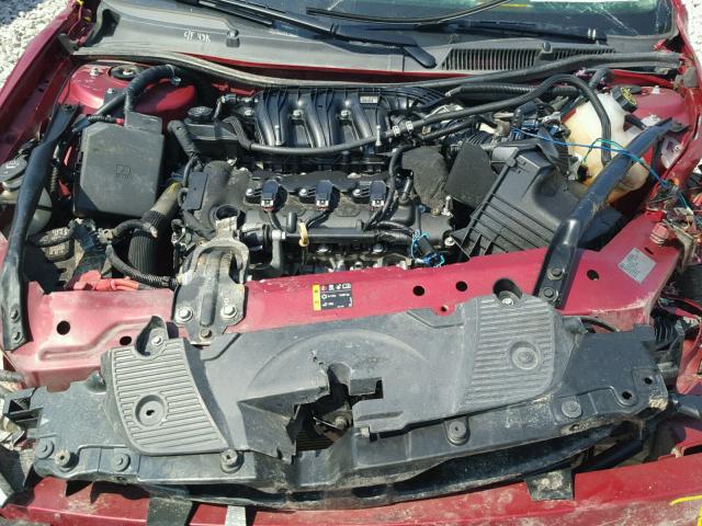 2G1WB5E36F1113302 - 2015 CHEVROLET IMPALA LIM RED photo 7