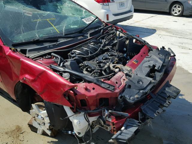 2G1WB5E36F1113302 - 2015 CHEVROLET IMPALA LIM RED photo 9