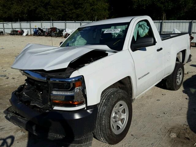 1GCNCNEH6GZ353972 - 2016 CHEVROLET SILVERADO WHITE photo 2