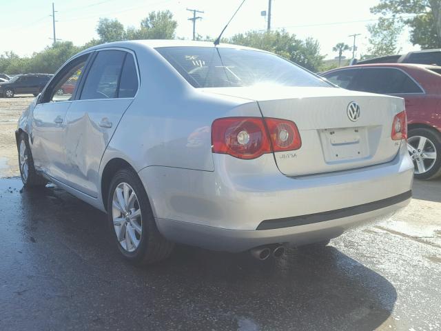 3VWEF71K67M078400 - 2007 VOLKSWAGEN JETTA WOLF SILVER photo 3