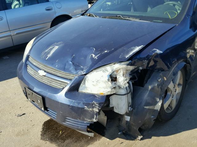 1G1AL18F387238463 - 2008 CHEVROLET COBALT LT BLUE photo 9