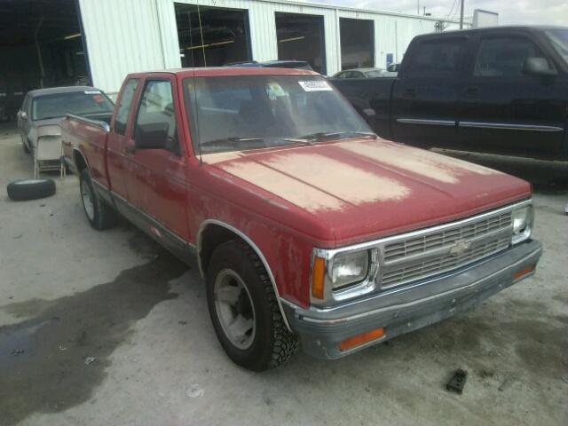 1GTCS19Z0M8505588 - 1991 GMC SONOMA RED photo 1