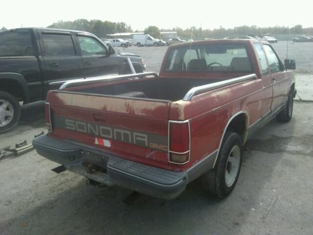 1GTCS19Z0M8505588 - 1991 GMC SONOMA RED photo 4