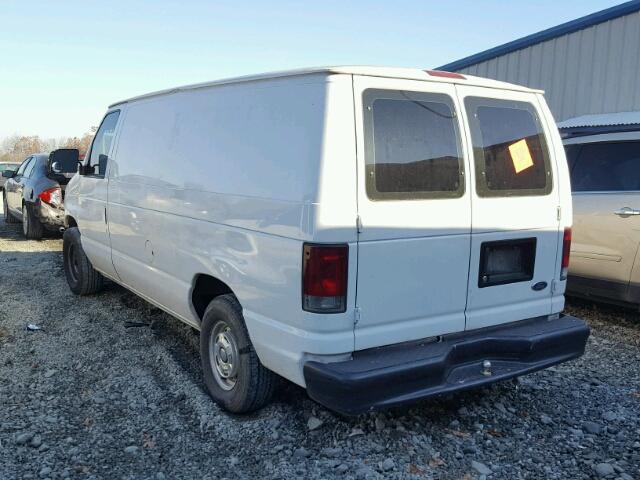 1FTRE14W62HA14700 - 2002 FORD ECONOLINE WHITE photo 3