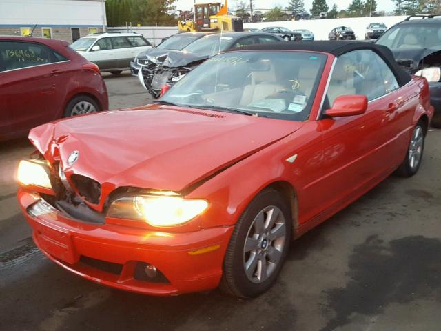 WBABW33435PL38141 - 2005 BMW 325 CI RED photo 2