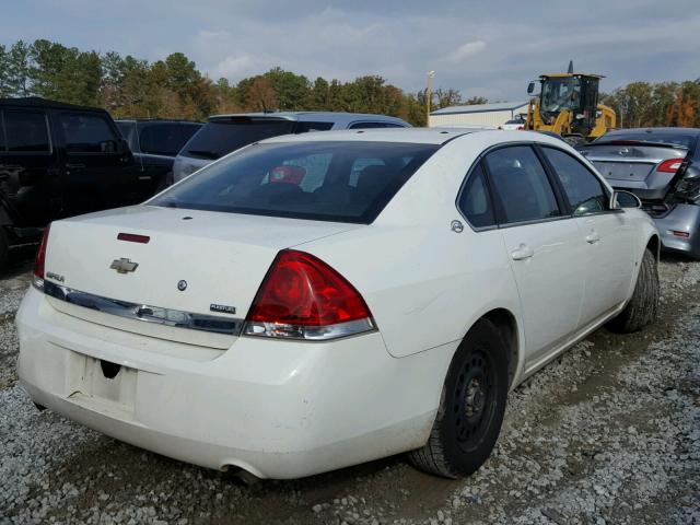 2G1WS553381282762 - 2008 CHEVROLET IMPALA POL WHITE photo 4