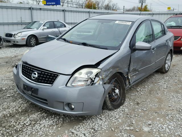 3N1AB61E68L761998 - 2008 NISSAN SENTRA SILVER photo 2