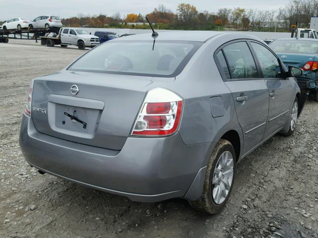 3N1AB61E68L761998 - 2008 NISSAN SENTRA SILVER photo 4