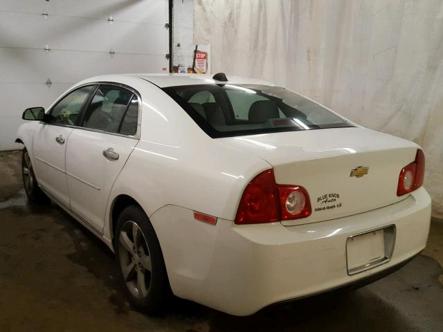 1G1ZC5E04CF314507 - 2012 CHEVROLET MALIBU 1LT WHITE photo 3