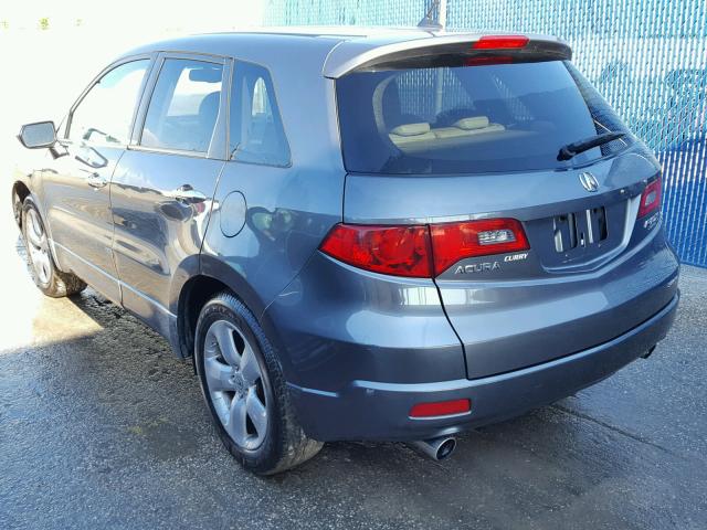 5J8TB182X9A001667 - 2009 ACURA RDX GRAY photo 3