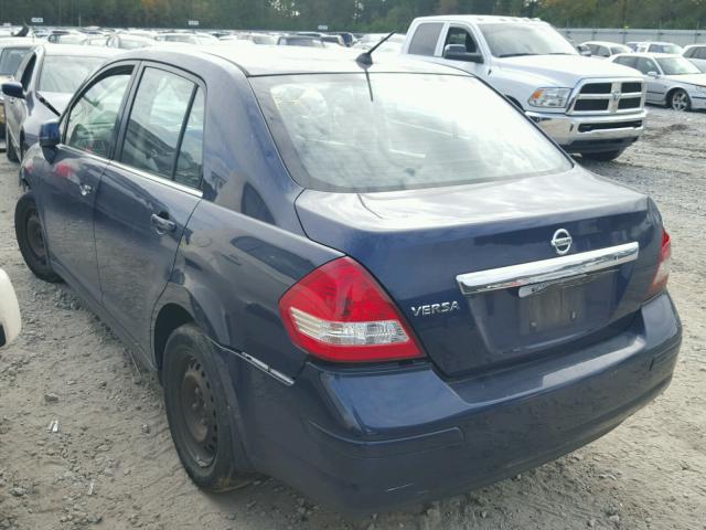 3N1BC11E99L382547 - 2009 NISSAN VERSA S BLUE photo 3