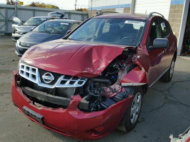 JN8AS5MV1FW758747 - 2015 NISSAN ROGUE SELE RED photo 2