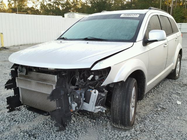 3C4PDCBG7CT142805 - 2012 DODGE JOURNEY SX SILVER photo 2