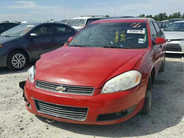 2G1WD58C389141536 - 2008 CHEVROLET IMPALA SUP RED photo 2