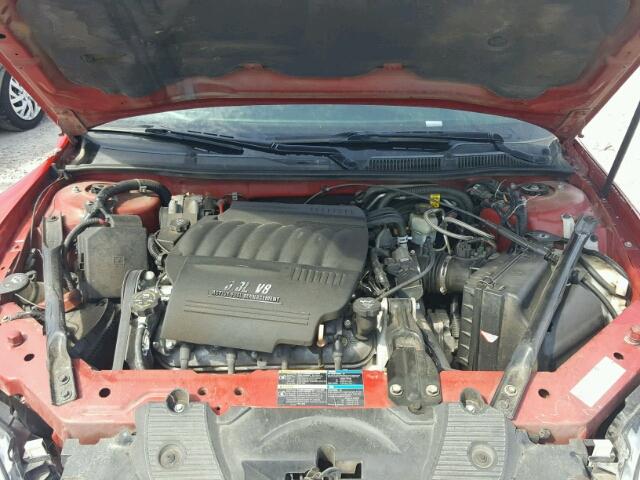 2G1WD58C389141536 - 2008 CHEVROLET IMPALA SUP RED photo 7