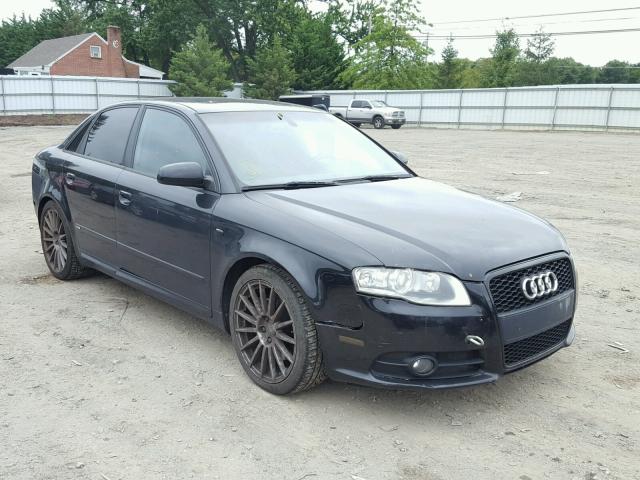 WAUEF78E67A008747 - 2007 AUDI A4 S-LINE BLACK photo 1