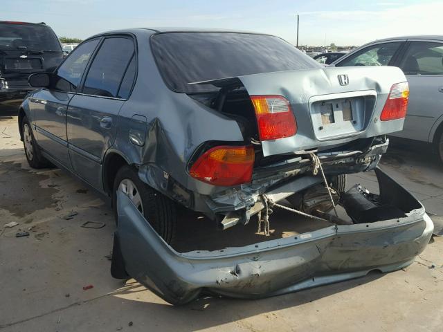 2HGEJ6612YH586246 - 2000 HONDA CIVIC BASE 绿色 照片 3