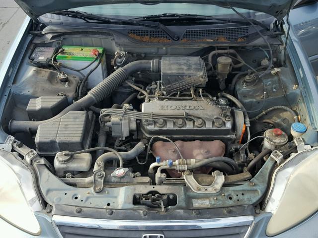 2HGEJ6612YH586246 - 2000 HONDA CIVIC BASE 绿色 照片 7