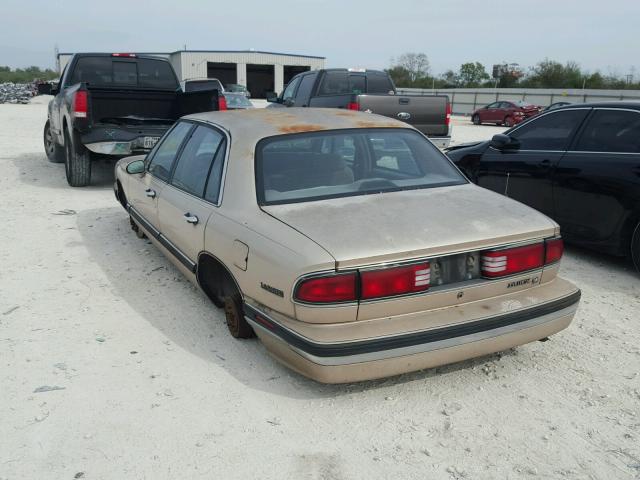 1G4HP53L0NH569503 - 1992 BUICK LESABRE CU GOLD photo 3