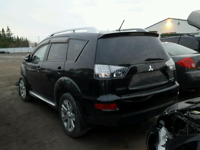 JA4JT5AX3AZ608025 - 2010 MITSUBISHI OUTLANDER BLACK photo 3