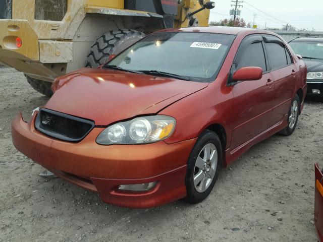 1NXBR32EX5Z440117 - 2005 TOYOTA COROLLA CE MAROON photo 2