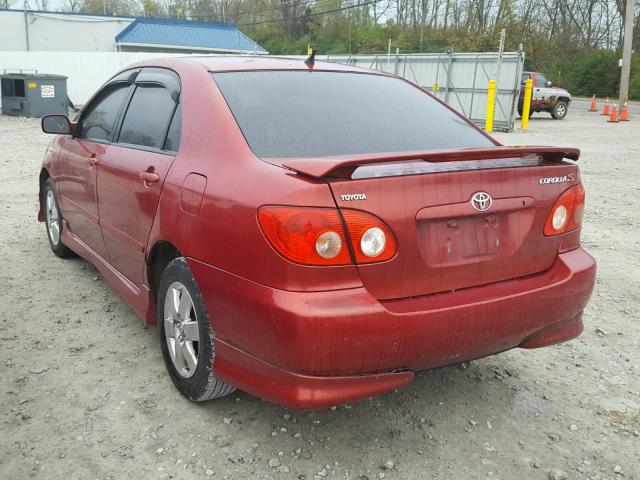 1NXBR32EX5Z440117 - 2005 TOYOTA COROLLA CE MAROON photo 3