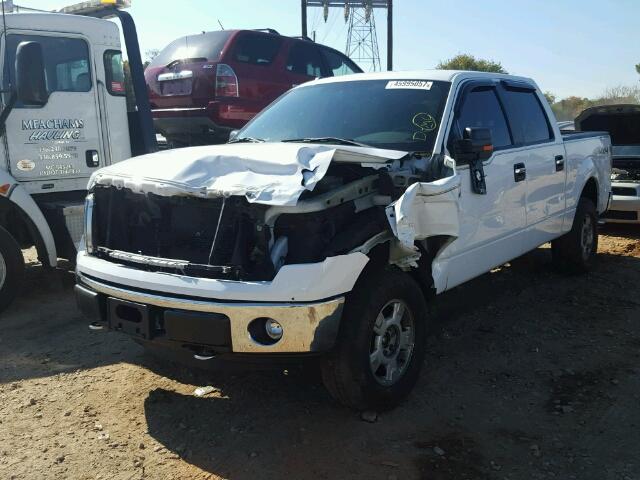 1FTFW1EF6DFC39969 - 2013 FORD F150 SUPER WHITE photo 2